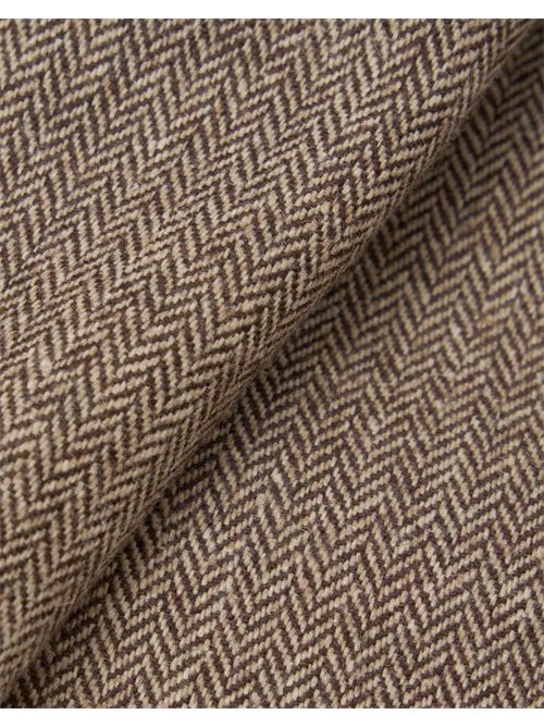 Brown Wool Herringbone S130 Jacket Universal Works. | 35189BROWN